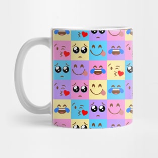 Colorful Emoji Tiles Mug